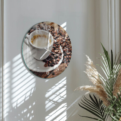 Orologio rotondo Tazza di caffè