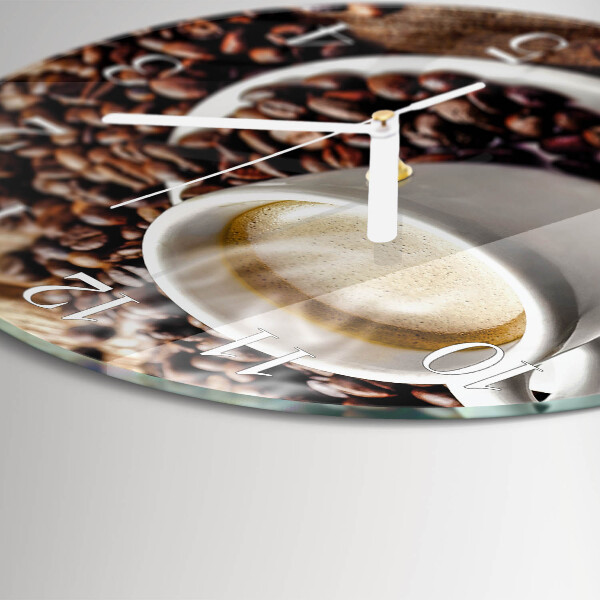 Orologio rotondo Tazza di caffè