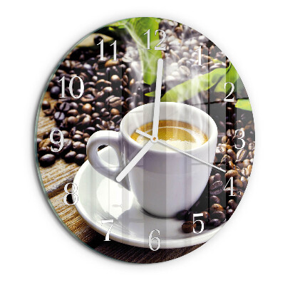 Orologio rotondo Tazza di caffè