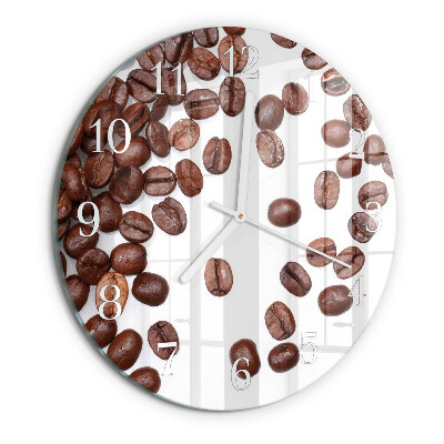 Orologio rotondo chicchi di caffè
