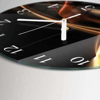 Orologio rotondo Linee astratte