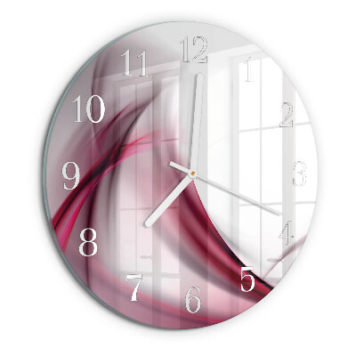 Orologio rotondo Linee astratte