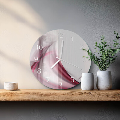 Orologio rotondo Linee astratte