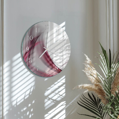 Orologio rotondo Linee astratte