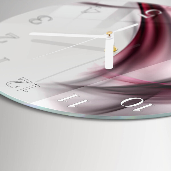 Orologio rotondo Linee astratte