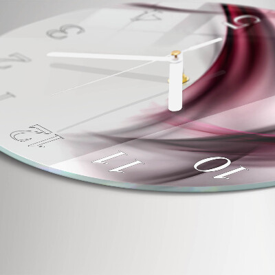 Orologio rotondo Linee astratte