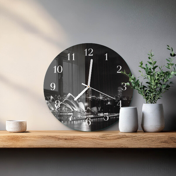 Orologio rotondo orizzonte di Sydney