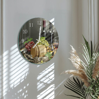 Orologio rotondo Uva per il vino