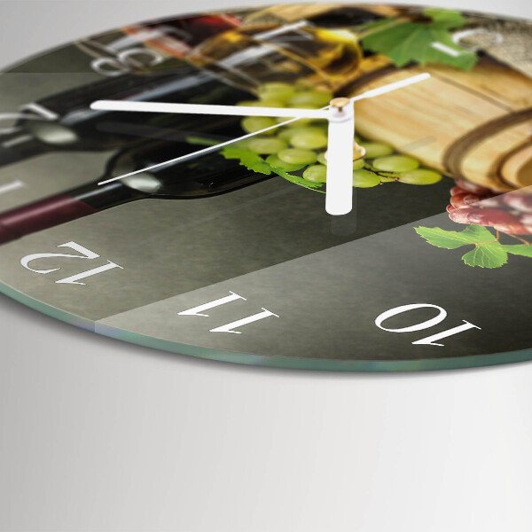 Orologio rotondo Uva per il vino