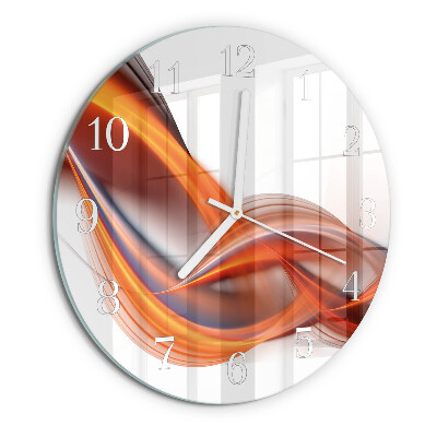 Orologio rotondo Fumo astratto
