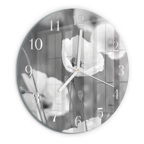 Orologio rotondo Papaveri