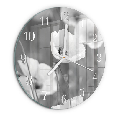Orologio rotondo Papaveri