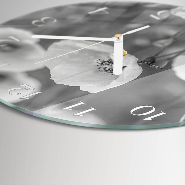 Orologio rotondo Papaveri