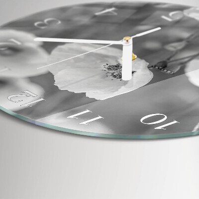 Orologio rotondo Papaveri
