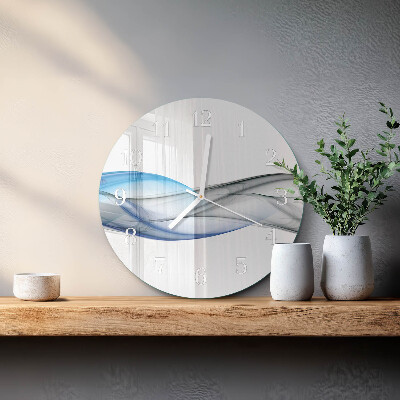 Orologio rotondo Fumo astratto