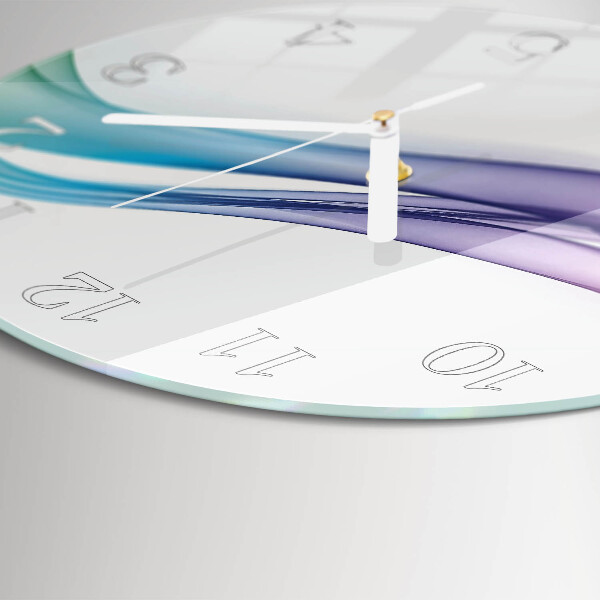 Orologio rotondo Linee astratte