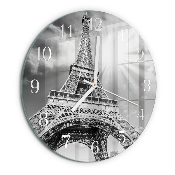 Orologio rotondo Torre Eiffel Parigi