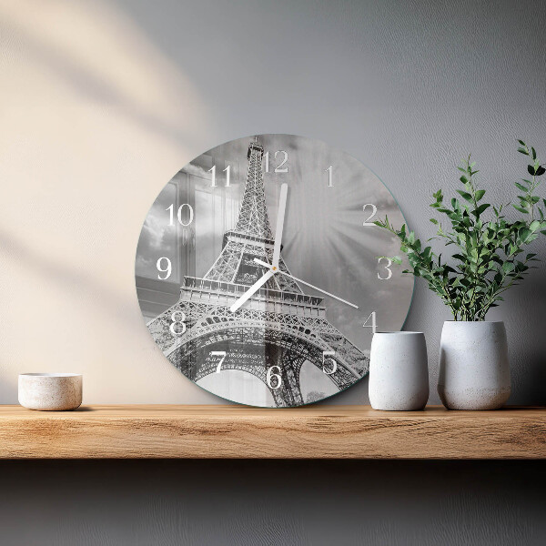 Orologio rotondo Torre Eiffel Parigi