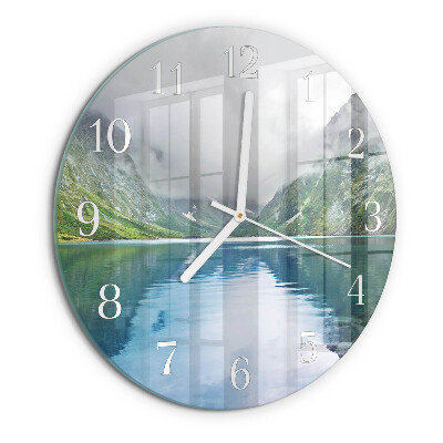 Orologio rotondo Lago di montagna