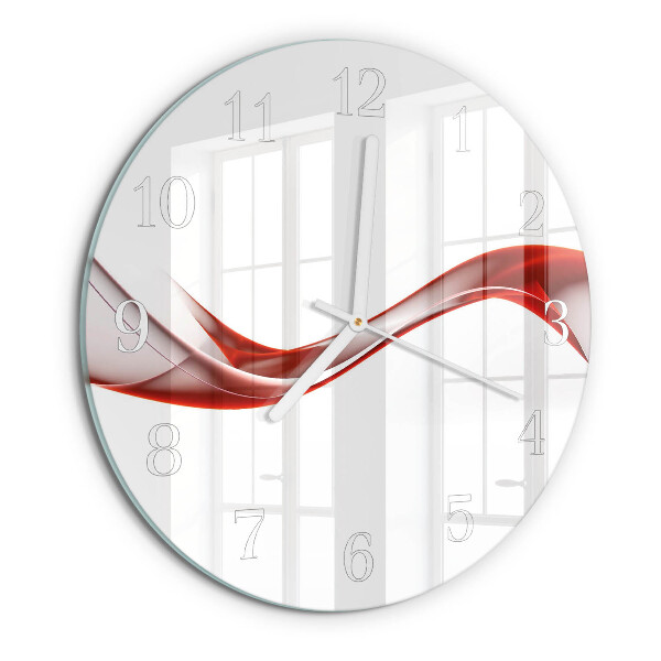 Orologio rotondo Linee astratte