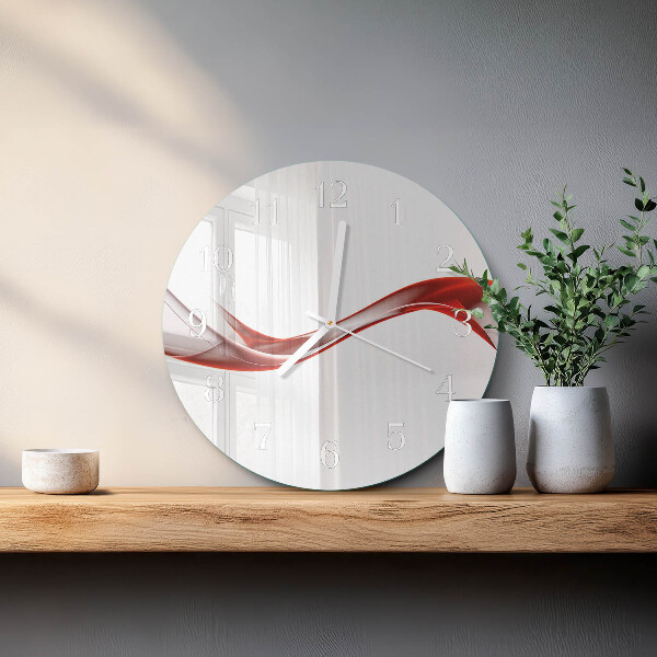Orologio rotondo Linee astratte