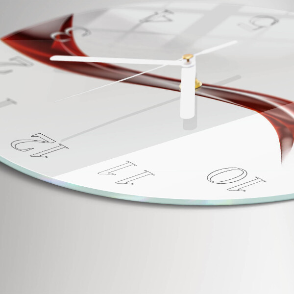 Orologio rotondo Linee astratte