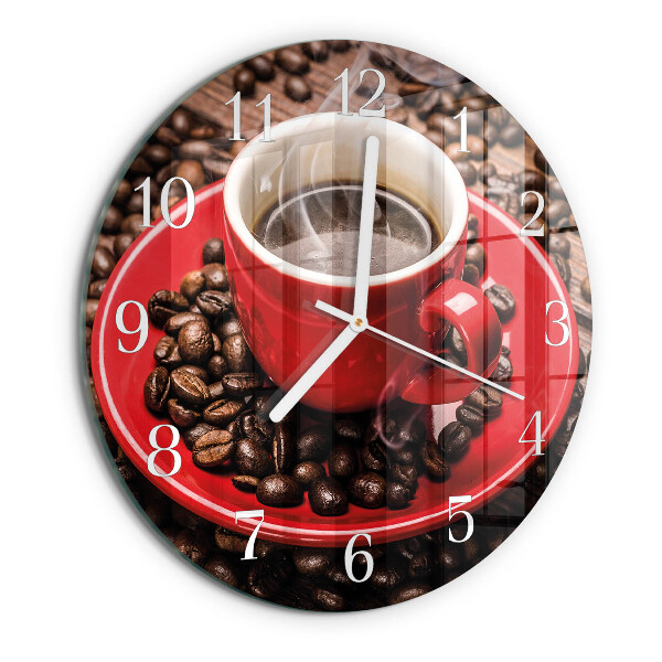 Orologio rotondo Tazza di caffè
