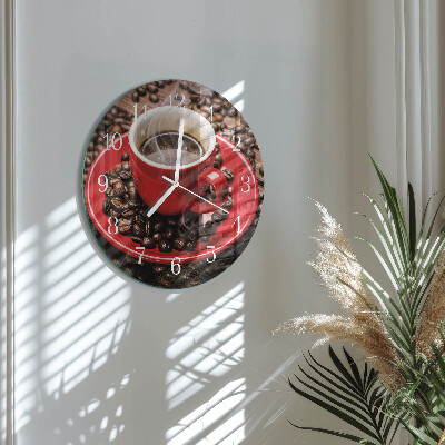 Orologio rotondo Tazza di caffè