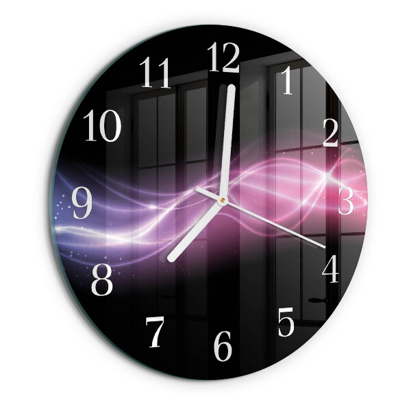 Orologio rotondo Linee astratte