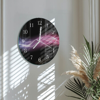 Orologio rotondo Linee astratte