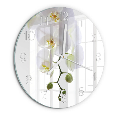 Orologio rotondo Orchidea