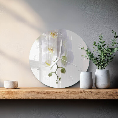 Orologio rotondo Orchidea