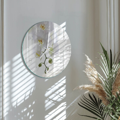 Orologio rotondo Orchidea