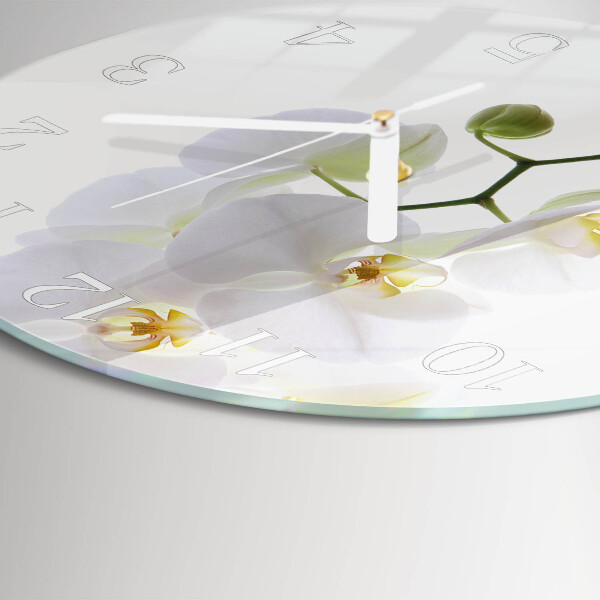 Orologio rotondo Orchidea
