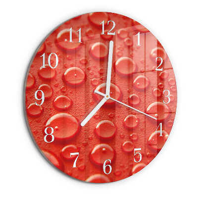 Orologio rotondo Gocce d'acqua