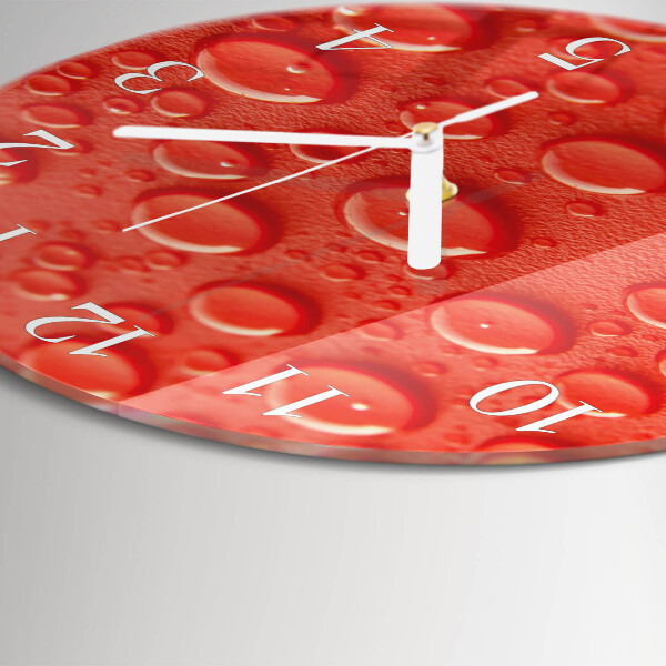 Orologio rotondo Gocce d'acqua