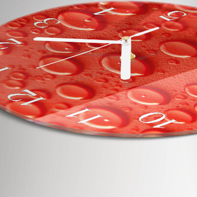 Orologio rotondo Gocce d'acqua
