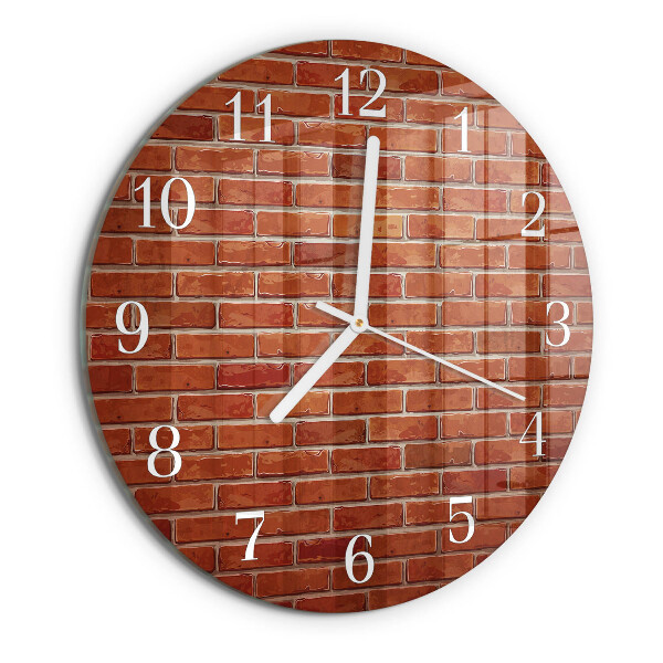 Orologio rotondo Muro di mattoni