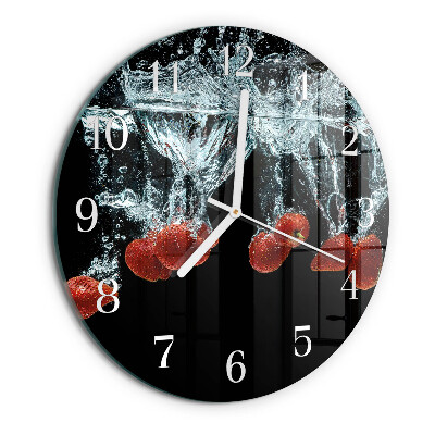 Orologio rotondo Fragole