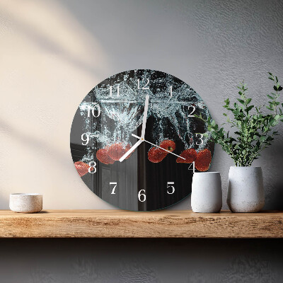 Orologio rotondo Fragole