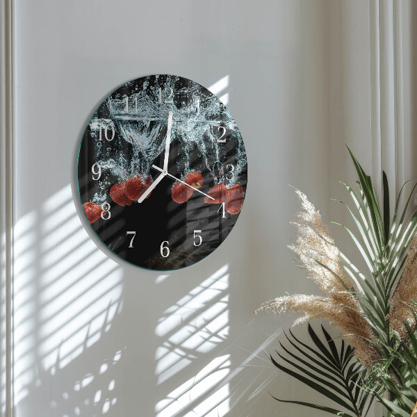 Orologio rotondo Fragole