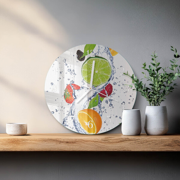 Orologio rotondo Frutta Limone