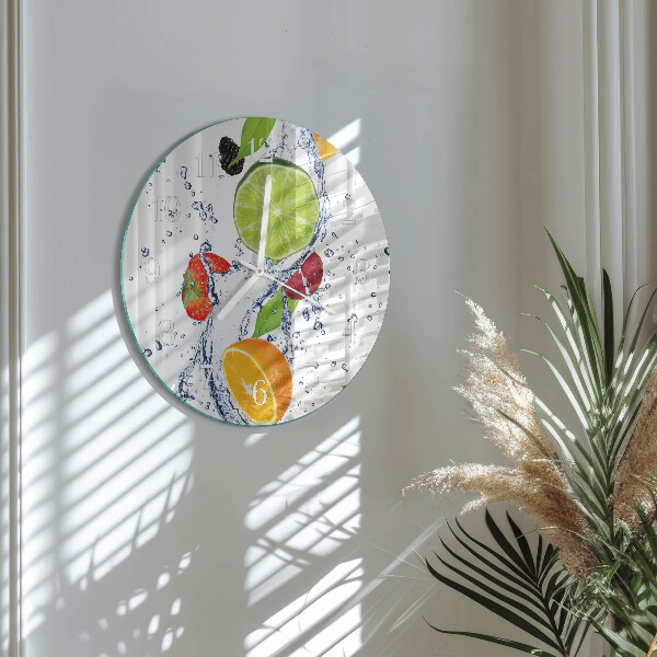 Orologio rotondo Frutta Limone