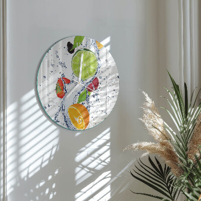 Orologio rotondo Frutta Limone
