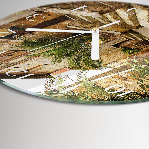 Orologio rotondo Avenue Palms