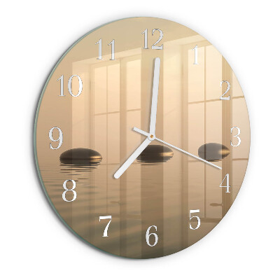 Orologio rotondo Pietre Acqua