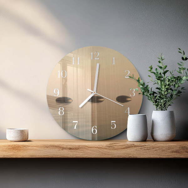 Orologio rotondo Pietre Acqua