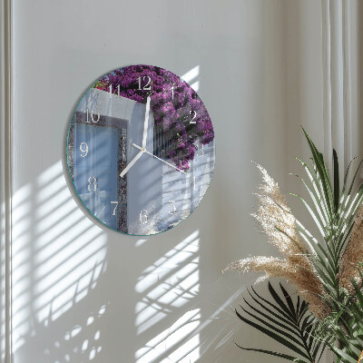 Orologio rotondo Fiori per la casa