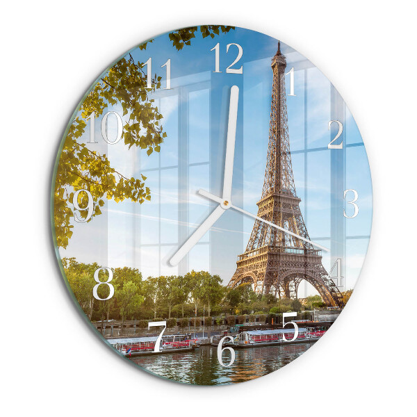 Orologio rotondo Torre Eiffel Parigi
