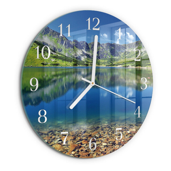 Orologio rotondo Lago di montagna